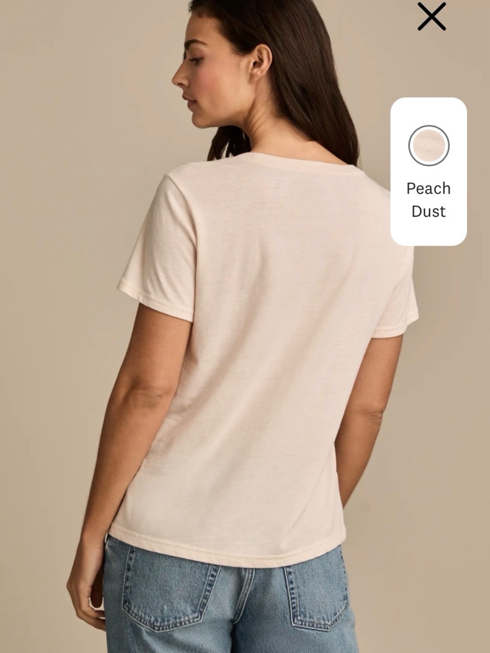 Lucky Brand Grateful Dead Butterflies Classic Crew in Peach Dust, XL, NWT - Picture 3 of 9